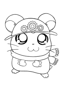 Hamtaro Kleurplaat. Hamtaro Kleurplaten Tv series kleurplaten 