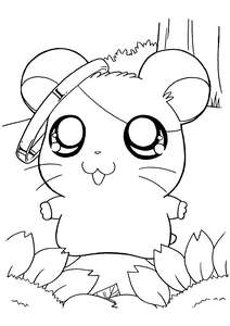 Hamtaro Kleurplaat. Hamtaro Kleurplaten Tv series kleurplaten 