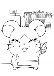 Hamtaro Kleurplaat. Hamtaro Kleurplaten Tv series kleurplaten 