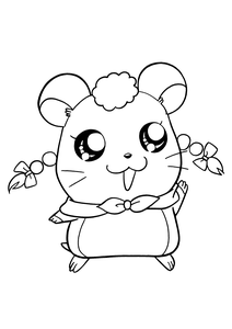 Hamtaro Kleurplaat. Hamtaro Kleurplaten Tv series kleurplaten 