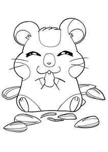 Hamtaro Kleurplaat. Hamtaro Kleurplaten Tv series kleurplaten 