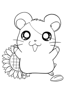 Hamtaro Kleurplaat. Hamtaro Kleurplaten Tv series kleurplaten 