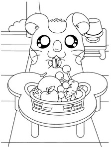 Hamtaro Kleurplaat. Hamtaro Kleurplaten Tv series kleurplaten 