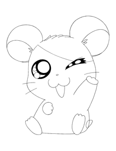 Hamtaro Kleurplaat. Hamtaro Kleurplaten Tv series kleurplaten 