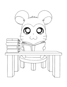 Hamtaro Kleurplaat. Hamtaro Kleurplaten Tv series kleurplaten 