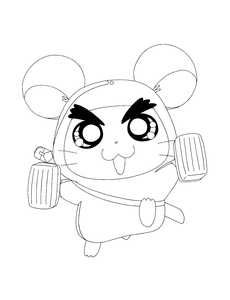 Hamtaro Kleurplaat. Hamtaro Kleurplaten Tv series kleurplaten 