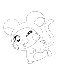 Hamtaro Kleurplaat. Hamtaro Kleurplaten Tv series kleurplaten 