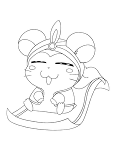 Hamtaro Kleurplaat. Hamtaro Kleurplaten Tv series kleurplaten 