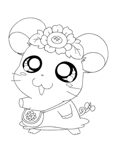 Hamtaro Kleurplaat. Hamtaro Kleurplaten Tv series kleurplaten 