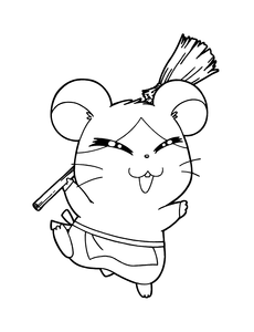 Hamtaro Kleurplaat. Hamtaro Kleurplaten Tv series kleurplaten 