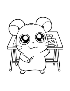 Hamtaro Kleurplaat. Hamtaro Kleurplaten Tv series kleurplaten 