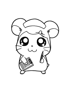 Hamtaro Kleurplaat. Hamtaro Kleurplaten Tv series kleurplaten 