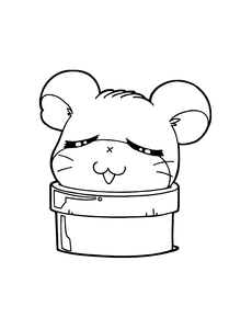 Hamtaro Kleurplaat. Hamtaro Kleurplaten Tv series kleurplaten 