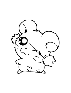 Hamtaro Kleurplaat. Hamtaro Kleurplaten Tv series kleurplaten 