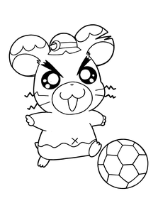 Hamtaro Kleurplaat. Hamtaro Kleurplaten Tv series kleurplaten 