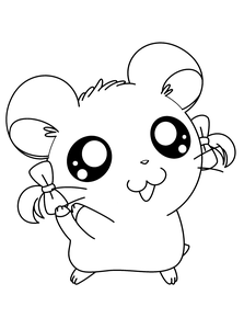 Hamtaro Kleurplaat. Hamtaro Kleurplaten Tv series kleurplaten 