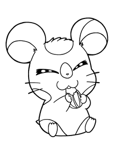 Hamtaro Kleurplaat. Hamtaro Kleurplaten Tv series kleurplaten 