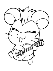 Hamtaro Kleurplaat. Hamtaro Kleurplaten Tv series kleurplaten 