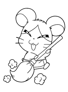 Hamtaro Kleurplaat. Hamtaro Kleurplaten Tv series kleurplaten 