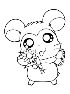 Hamtaro Kleurplaat. Hamtaro Kleurplaten Tv series kleurplaten 