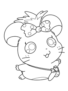 Hamtaro Kleurplaat. Hamtaro Kleurplaten Tv series kleurplaten 