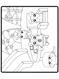 Hamtaro Kleurplaat. Hamtaro Kleurplaten Tv series kleurplaten 