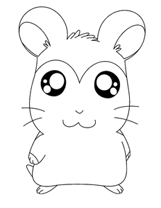 Hamtaro Kleurplaat. Hamtaro Kleurplaten Tv series kleurplaten 