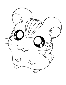 Hamtaro Kleurplaat. Hamtaro Kleurplaten Tv series kleurplaten 