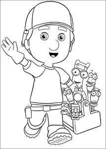 Handy Manny Kleurplaat. Kleurplaten Tv series kleurplaten Handy manny 