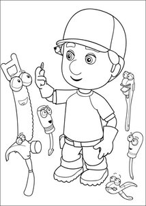 Handy Manny Kleurplaat. Kleurplaten Tv series kleurplaten Handy manny 