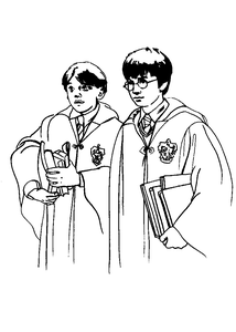 Harry Potter Kleurplaat. Harry potter Kleurplaten Tv series kleurplaten 