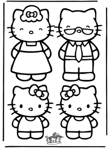 Hello Kitty Kleurplaat. Hello kitty Kleurplaten Tv series kleurplaten 