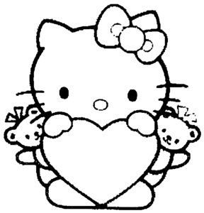 Hello Kitty Kleurplaat. Hello kitty Kleurplaten Tv series kleurplaten 