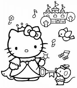 Hello Kitty Kleurplaat. Hello kitty Kleurplaten Tv series kleurplaten 