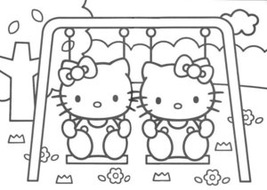 Hello Kitty Kleurplaat. Hello kitty Kleurplaten Tv series kleurplaten 