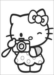 Hello Kitty Kleurplaat. Hello kitty Kleurplaten Tv series kleurplaten 