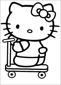 Hello Kitty Kleurplaat. Hello kitty Kleurplaten Tv series kleurplaten 