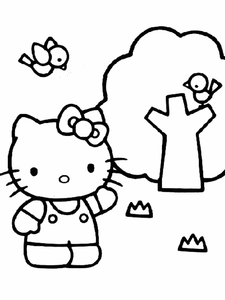 Hello Kitty Kleurplaat. Hello kitty Kleurplaten Tv series kleurplaten 