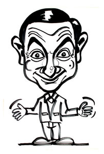 Mr Bean Kleurplaat. Kleurplaten Mr bean Tv series kleurplaten 