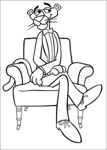 Pink Panther Kleurplaat. Pink panther Kleurplaten Tv series kleurplaten 