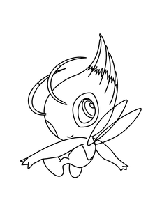 Pokemon Advanced Kleurplaat. Kleurplaten Tv series kleurplaten Pokemon advanced Celebi