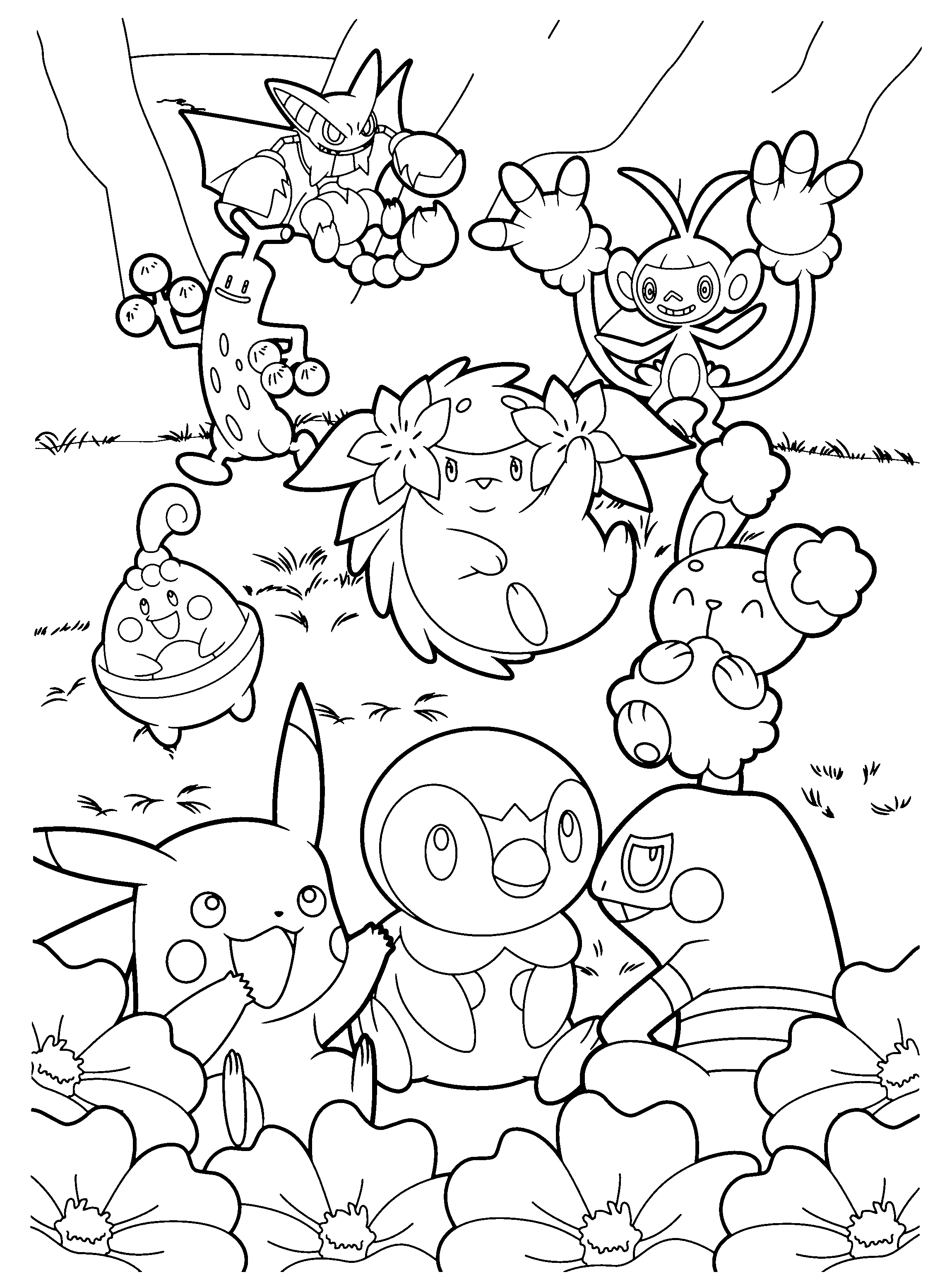 Pokemon Diamond Pearl Kleurplaat. Kleurplaten Tv series kleurplaten Pokemon diamond pearl 