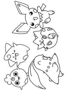 Pokemon Kleurplaat. Pokemon Kleurplaten Tv series kleurplaten 