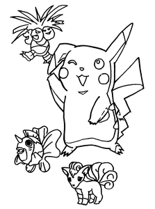Pokemon Kleurplaat. Pokemon Kleurplaten Tv series kleurplaten 