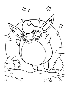 Pokemon Kleurplaat. Pokemon Kleurplaten Tv series kleurplaten Jigglypuff