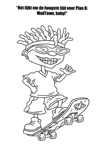 Rocket Power Kleurplaat. Kleurplaten Tv series kleurplaten Rocket power 