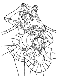 Sailormoon Kleurplaat. Kleurplaten Tv series kleurplaten Sailormoon 