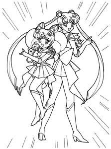 Sailormoon Kleurplaat. Kleurplaten Tv series kleurplaten Sailormoon 