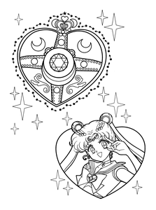 Sailormoon Kleurplaat. Kleurplaten Tv series kleurplaten Sailormoon 