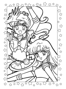 Sailormoon Kleurplaat. Kleurplaten Tv series kleurplaten Sailormoon 